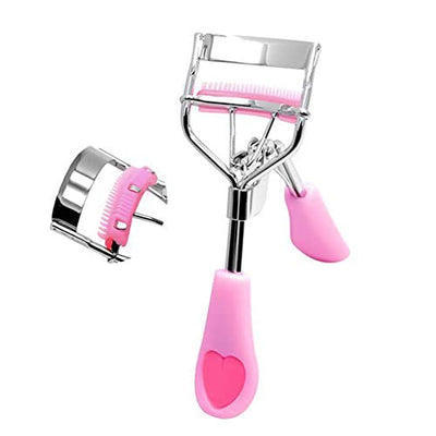 Portable Mini Travel Eyelashes Curler Clip Cosmetic Makeup Eye Tools - Multi