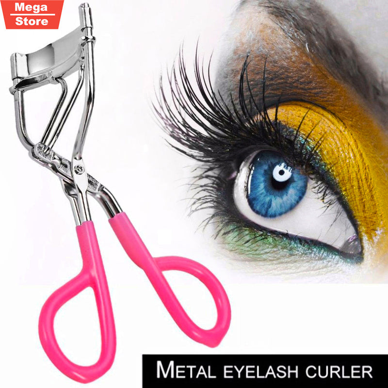 Portable Mini Travel Eyelashes Curler Clip Cosmetic Makeup Eye Tools - Multi