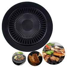 Non-stick Smokeless Indoor Grill Stovetop Plate Barbecue Pan