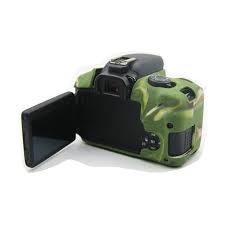 CANON 650D Soft Silicone Rubber Protective Camera Body Cover For DSLR Cameras - CAMOUFLAGE