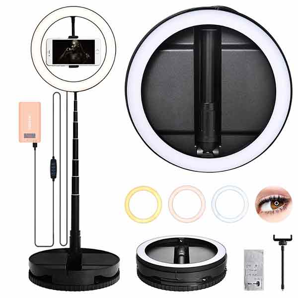 G1 26CM LED RING LIGHT WITH 2.1M FOLDING STAND