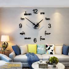 New Style 3D Wooden Wall Clock Stylish Design Home Decoration Wall Hanging Clock. New Acrylic DIY Wooden Wall Clocks For Gifts, 3D Wall Clock For Bedroom (big 11)